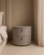 Tommy Franks Living Sims Bedside - Matte Grey House of Isabella UK