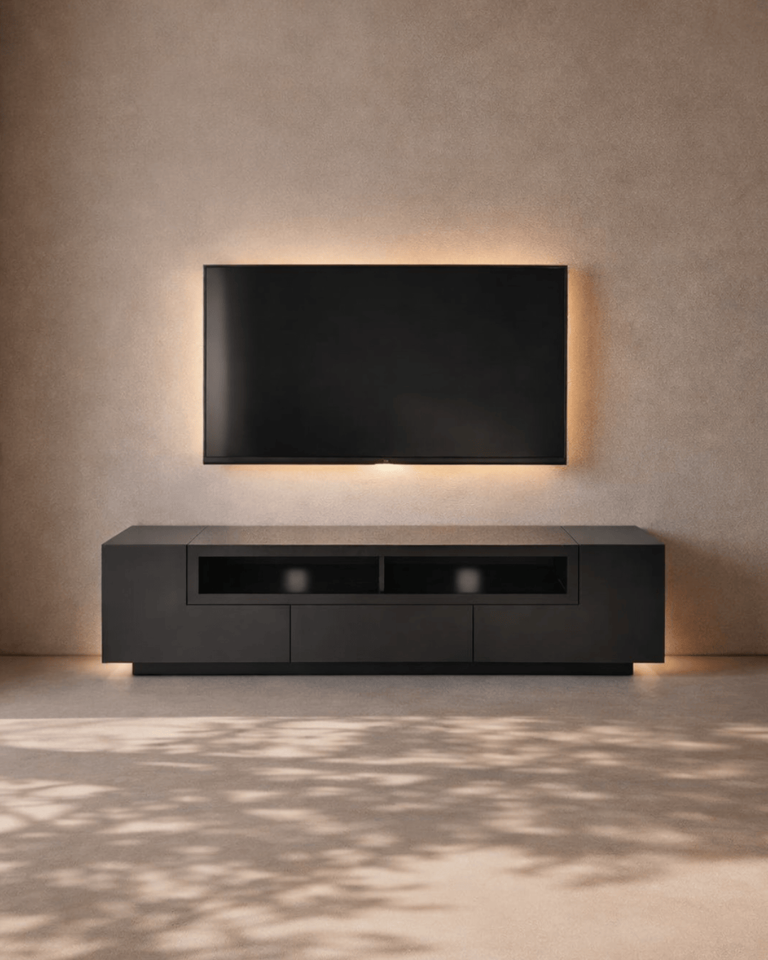 Tommy Franks Living Soriano TV Unit - Black House of Isabella UK