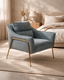 Tommy Franks Living Torsion Lounge Chair - Bella Pacific House of Isabella UK