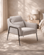 Tommy Franks Living Torsion Lounge Chair II - Giselle Cool Grey House of Isabella UK
