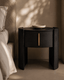 Tommy Franks Living Tulume Bedside - Matt Black Oak House of Isabella UK