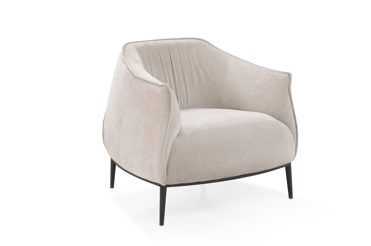 Tyrone Lounge Chair - Beige.