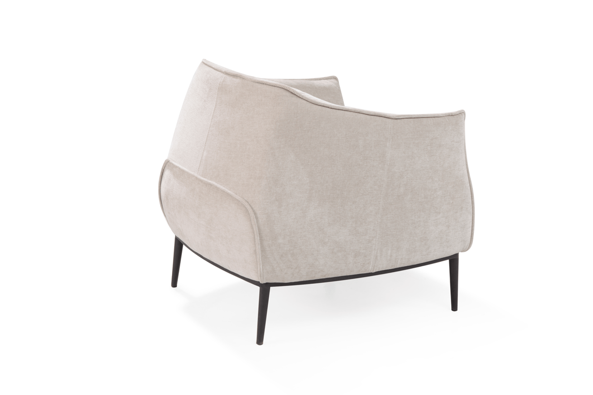 Tyrone Lounge Chair - Beige.
