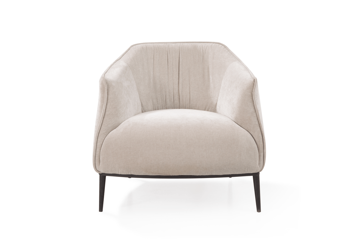 Tyrone Lounge Chair - Beige.