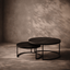 Tommy Franks Living Wheel Coffee Table - Small - Black Oak House of Isabella UK