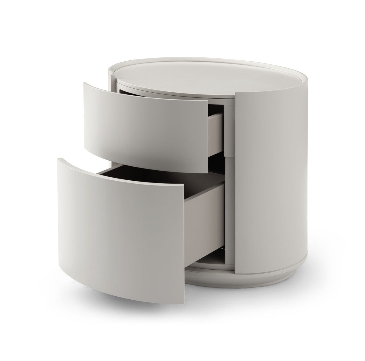 Tommy Franks Ming Bedside Table - Matte Beige House of Isabella UK