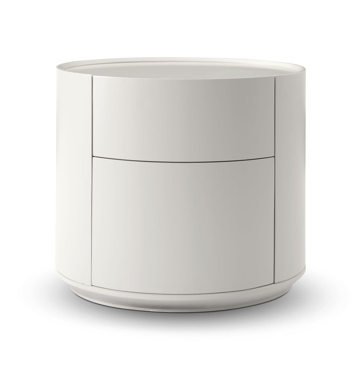 Tommy Franks Ming Bedside Table - Matte Beige House of Isabella UK