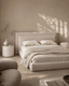 Tommy Franks Ming Bedside Table - Matte Beige House of Isabella UK