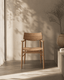 Tommy Franks Mono Solid Oak Dining Arm Chair House of Isabella UK