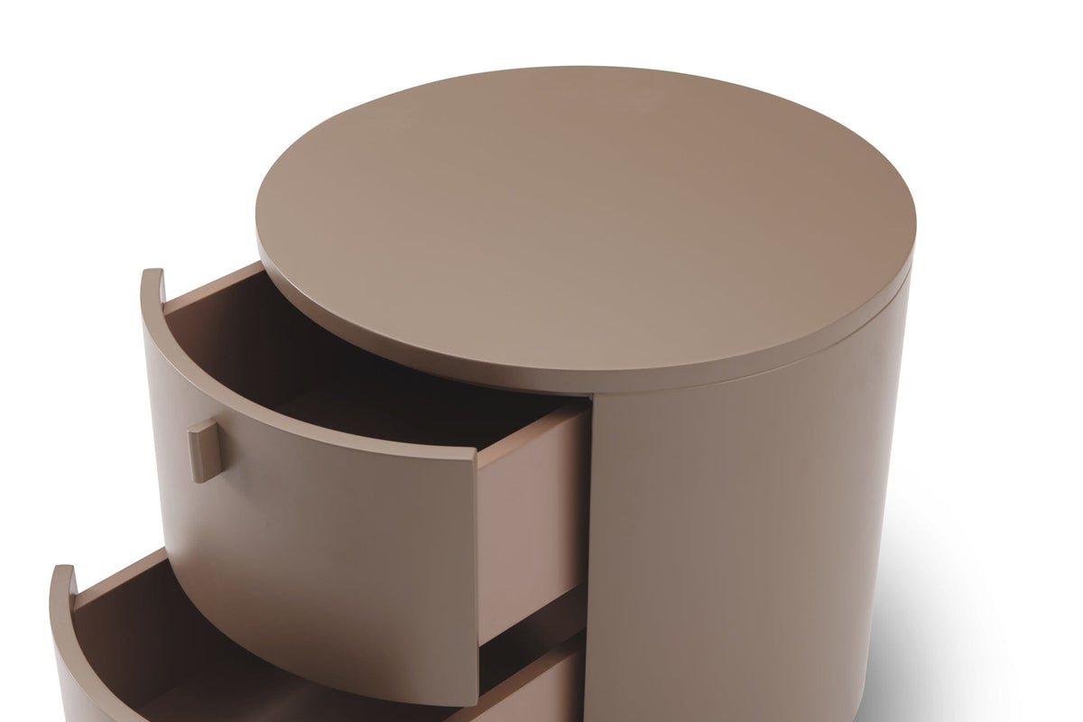 Tommy Franks Sims Bedside Table - Cocoa House of Isabella UK