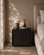 Tommy Franks Sleeping Kota Bedside - Smoke Oak House of Isabella UK