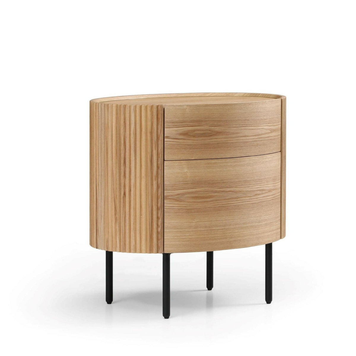 Lantine Bedside Table - Ash Oak.