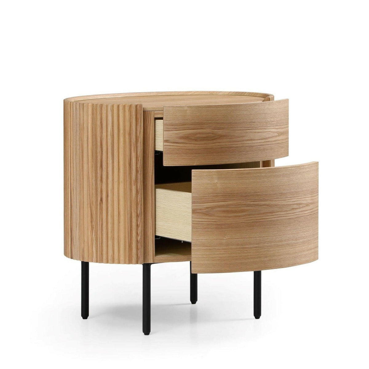 Lantine Bedside Table - Ash Oak.