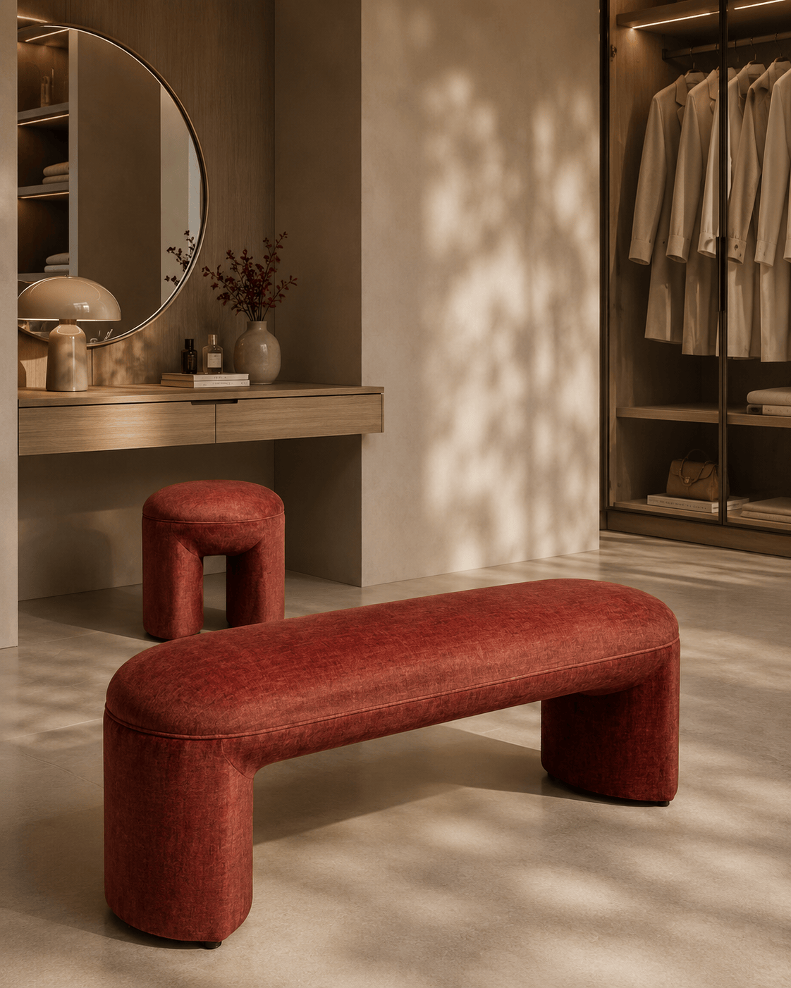 Tommy Franks Sleeping Roxton Stool - Coral House of Isabella UK