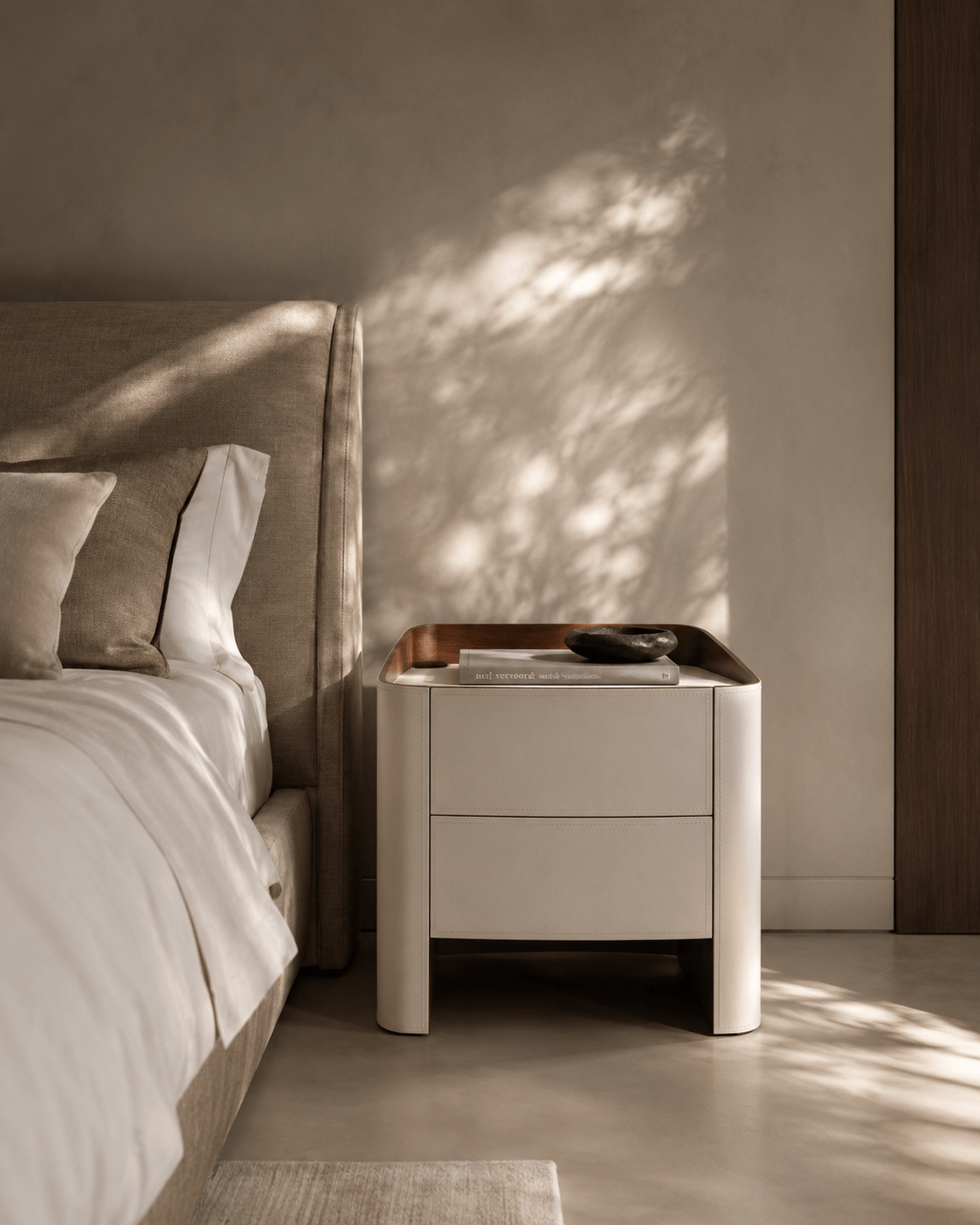 Tommy Franks Sleeping Ruffia Bedside Table House of Isabella UK