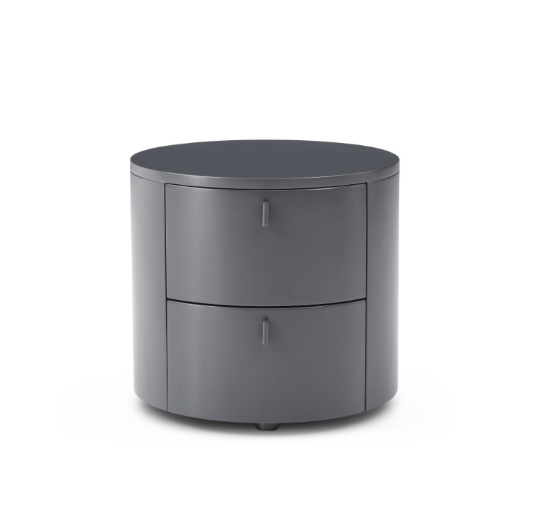 Sims Bedside Table - Matte Anthracite.