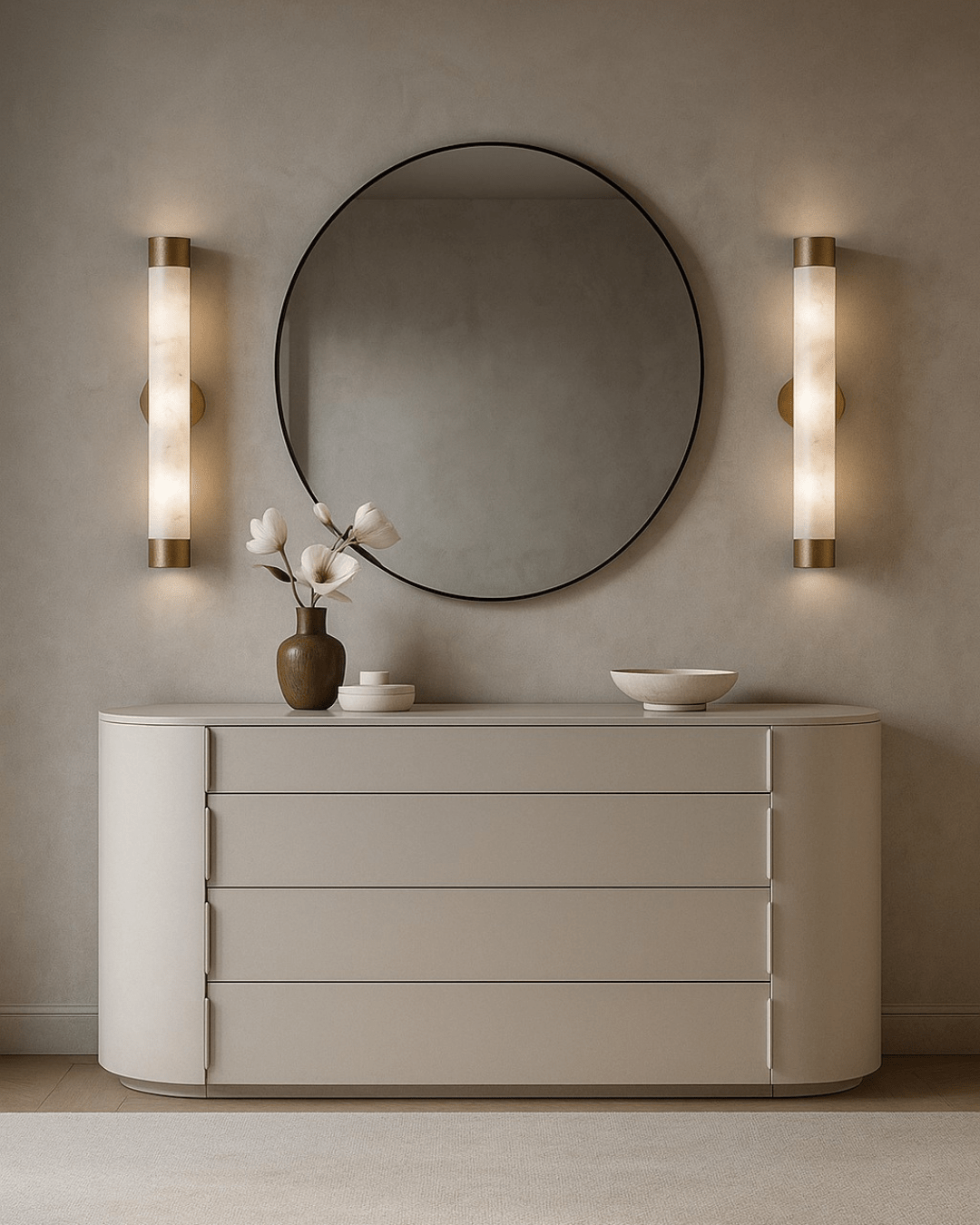 Tommy Franks Sleeping Sims Dresser - Matte Beige House of Isabella UK