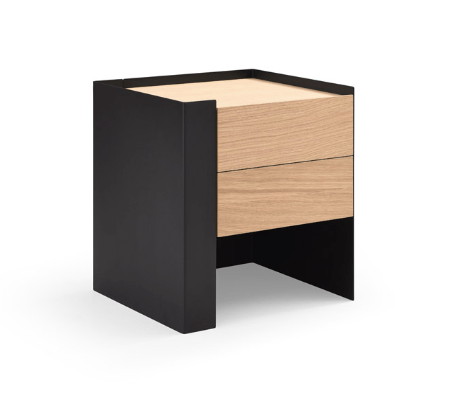Tunica Bedside Table - Ash Oak - Pair.