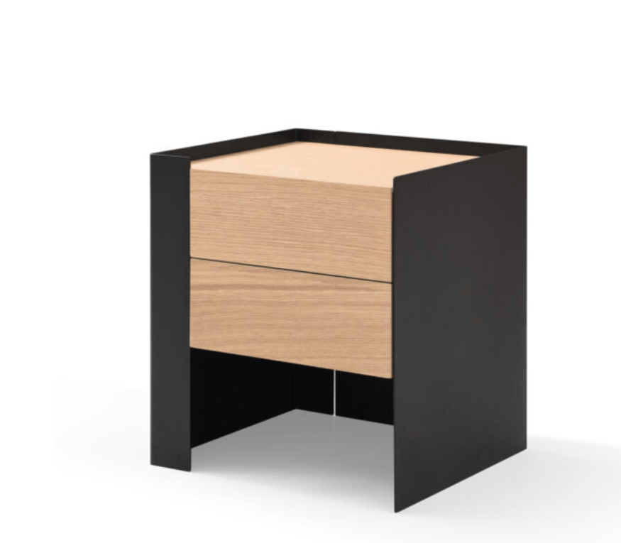 Tunica Bedside Table - Ash Oak - Pair.