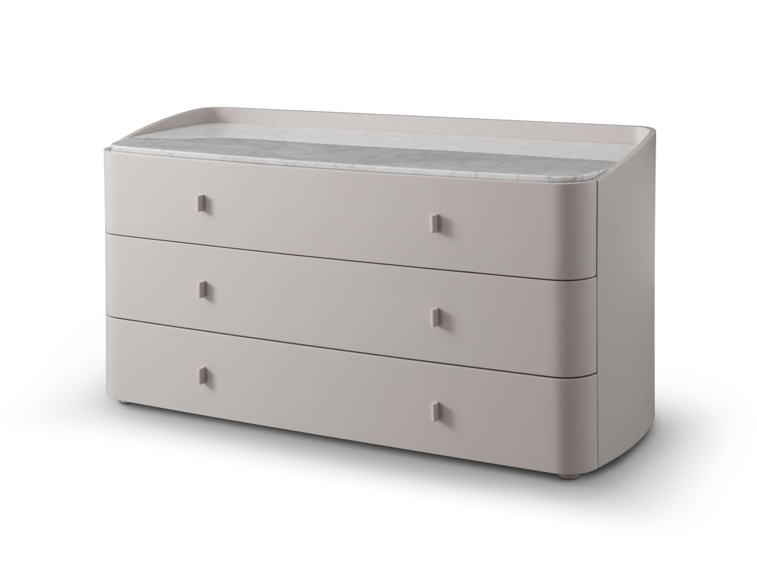 Tommy Franks Sleeping Vertu Dresser - Matte Beige House of Isabella UK