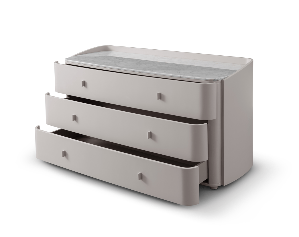 Tommy Franks Sleeping Vertu Dresser - Matte Beige House of Isabella UK