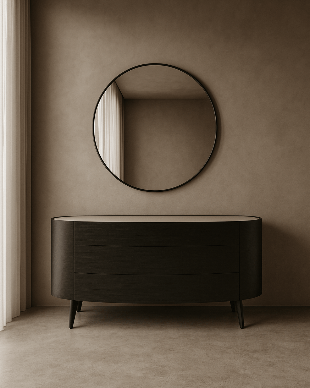 Tommy Franks Sleeping Weston Dresser - Black Oak House of Isabella UK