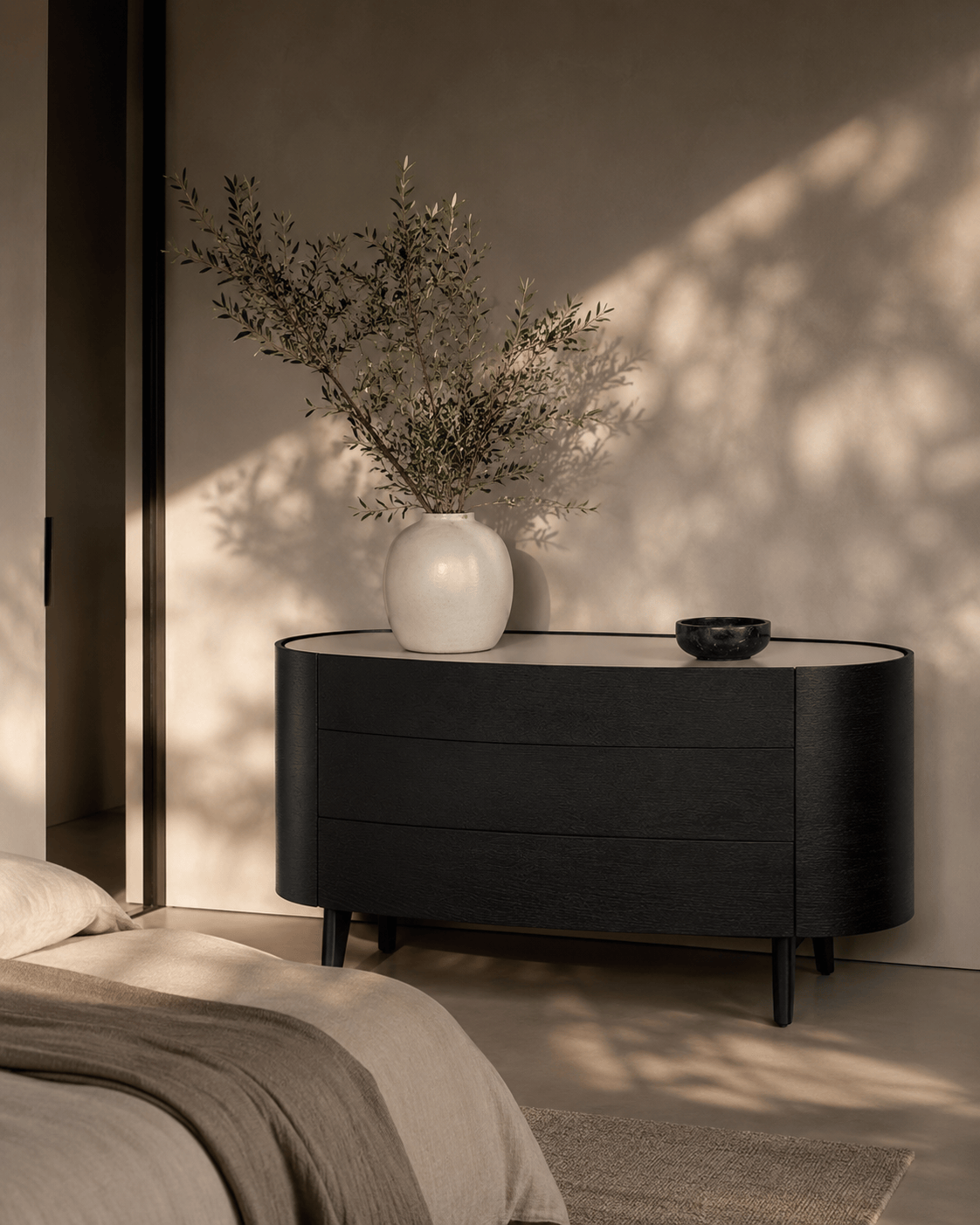 Tommy Franks Sleeping Weston Dresser - Black Oak House of Isabella UK