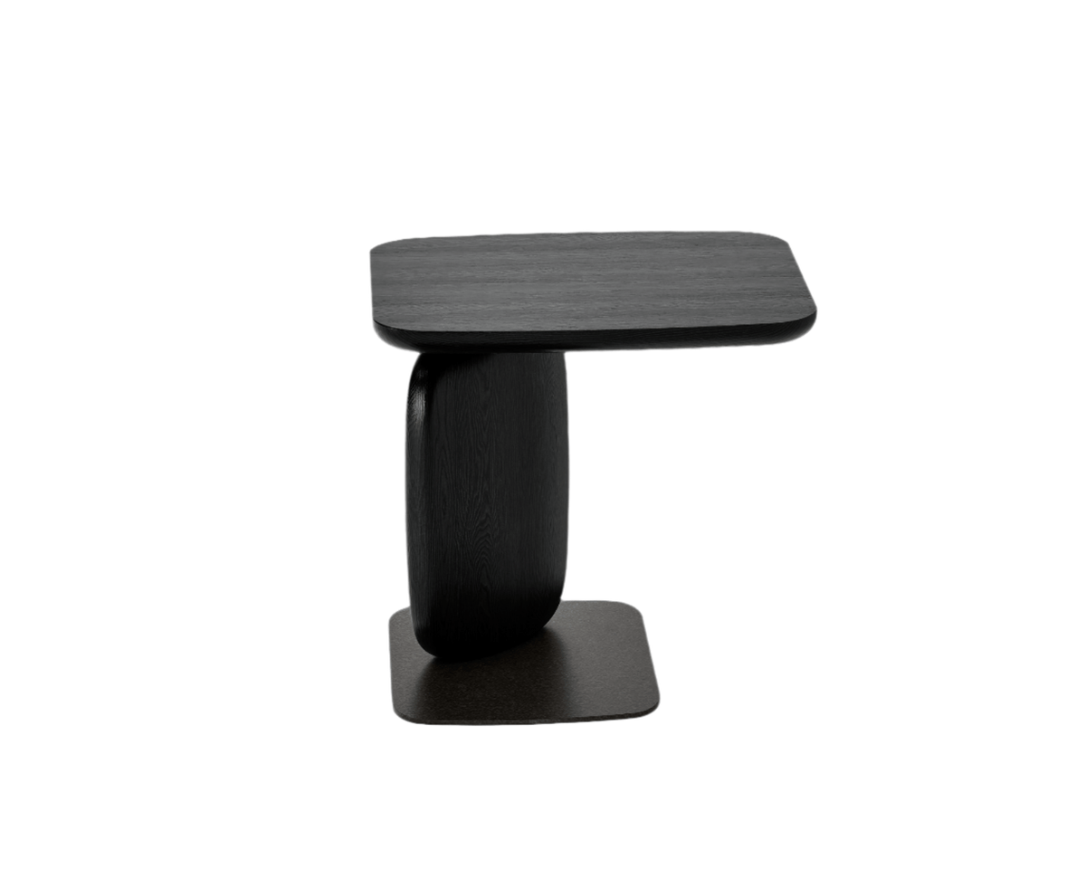 Tommy Franks Underline Side Table - Black Oak House of Isabella UK