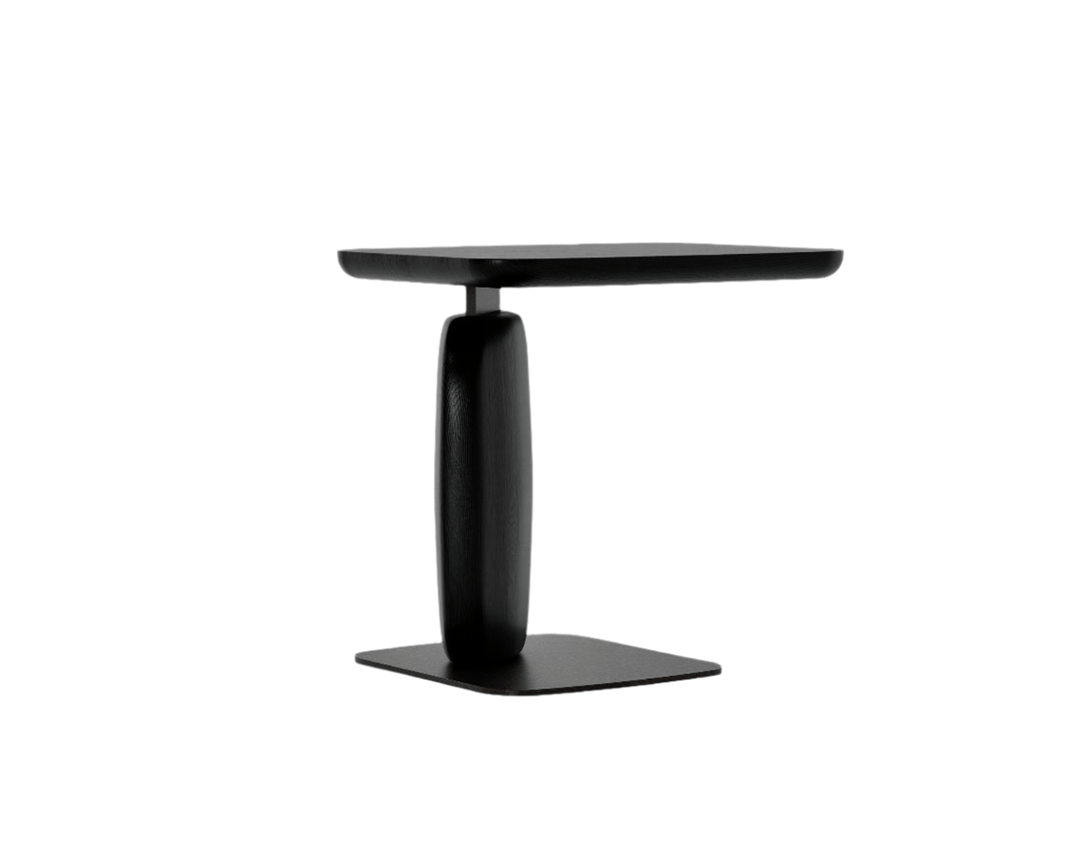 Tommy Franks Underline Side Table - Black Oak House of Isabella UK