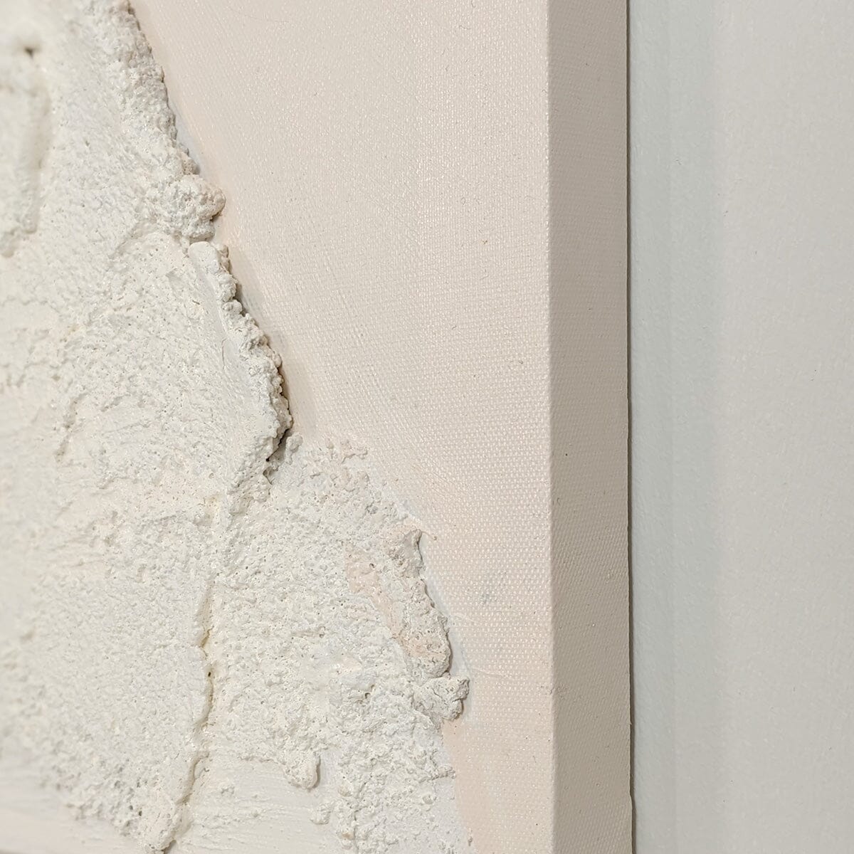 Toulouse Neutral Beach Waves Textured Canvas Wall Art