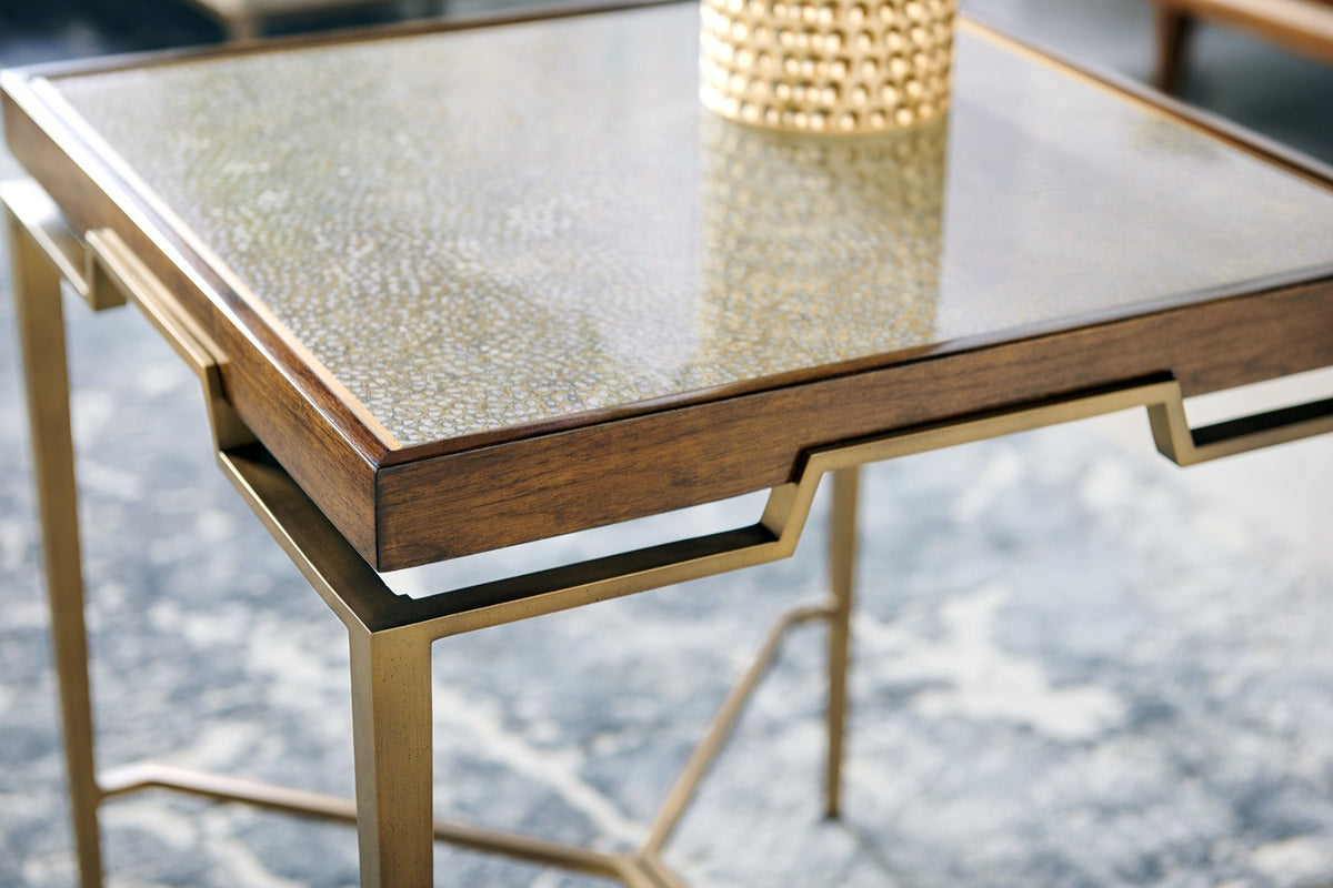 Garonne Eggshell End Table