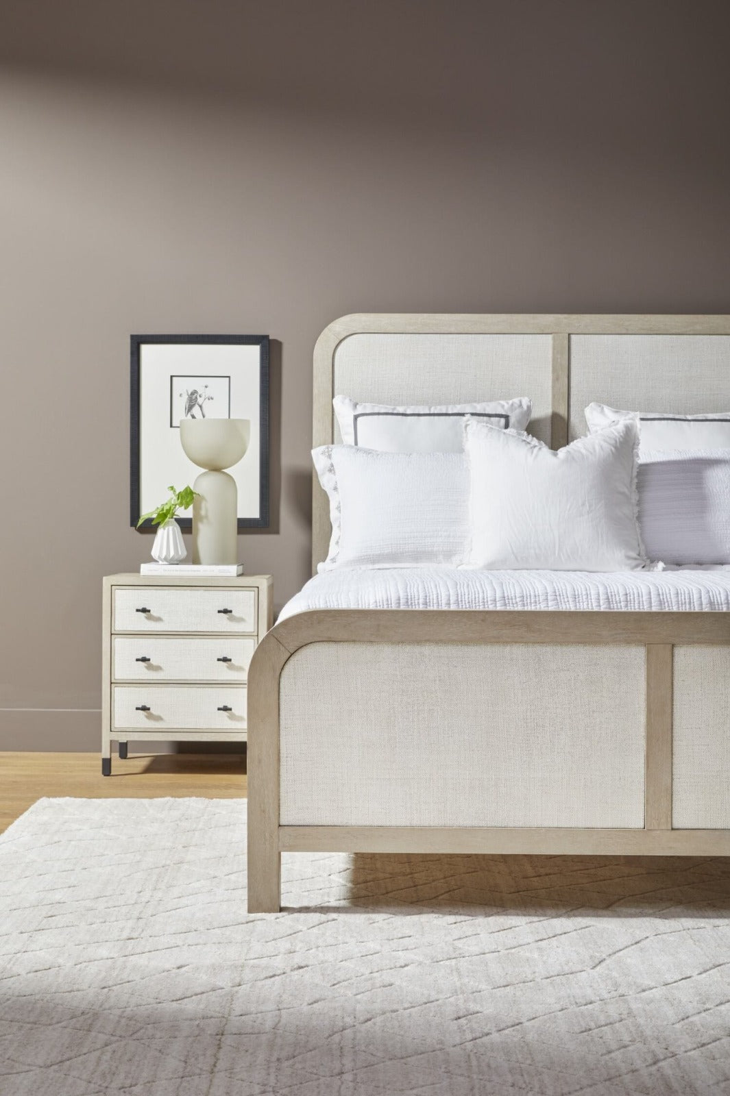 Tranquillity Three Drawer Bedside Table