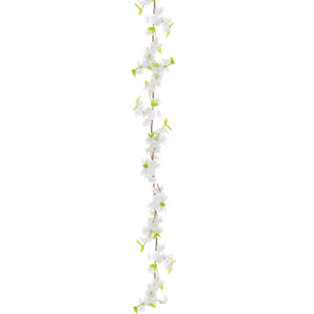 I & T Cherry Blossom Garland White 230cm.
