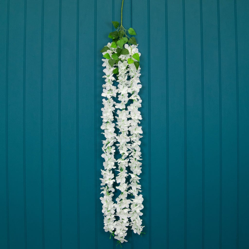 I & T Hydrangea Blossom Trail White 144cm.