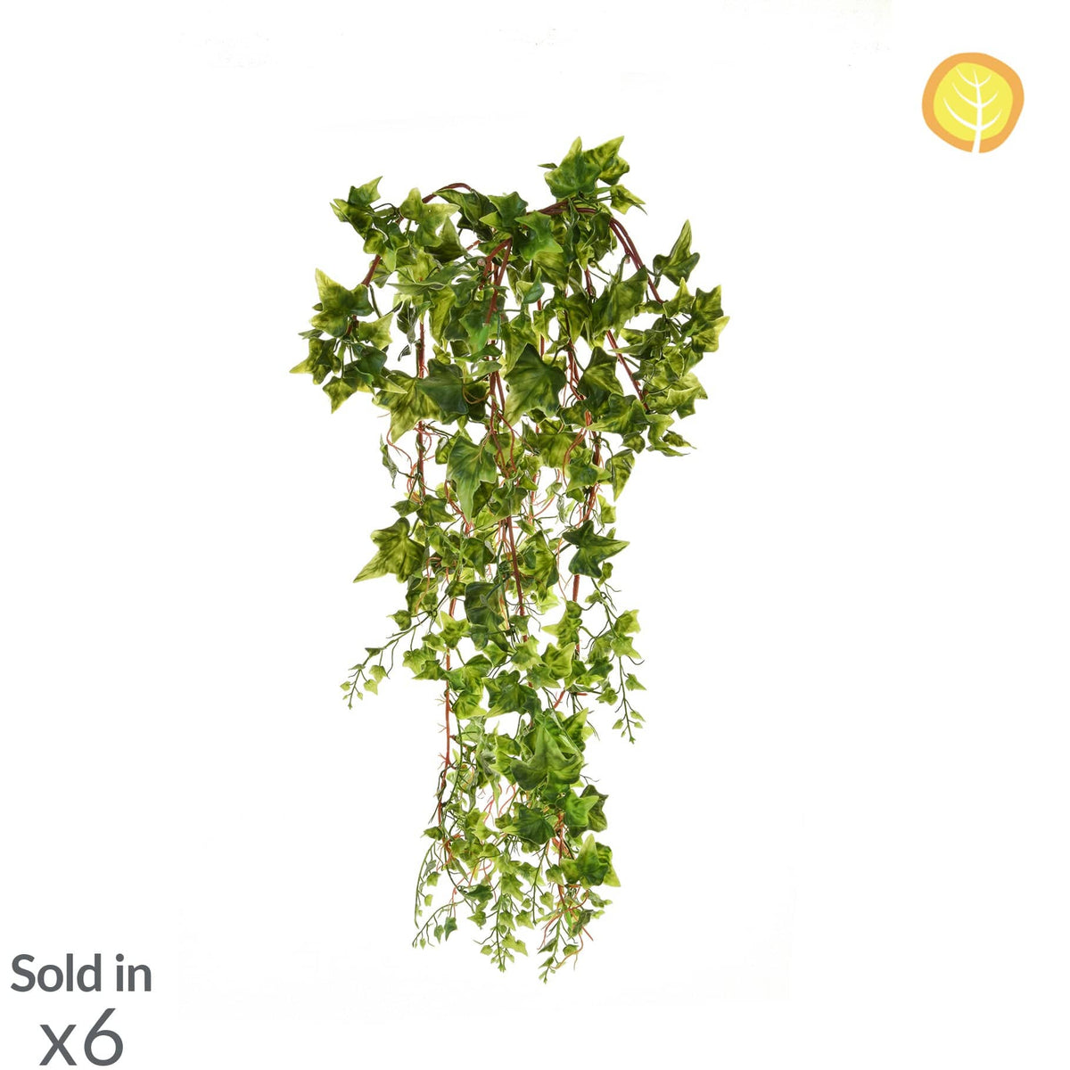 I & T Ivy Bush Plastic Green PI 80cm UV.