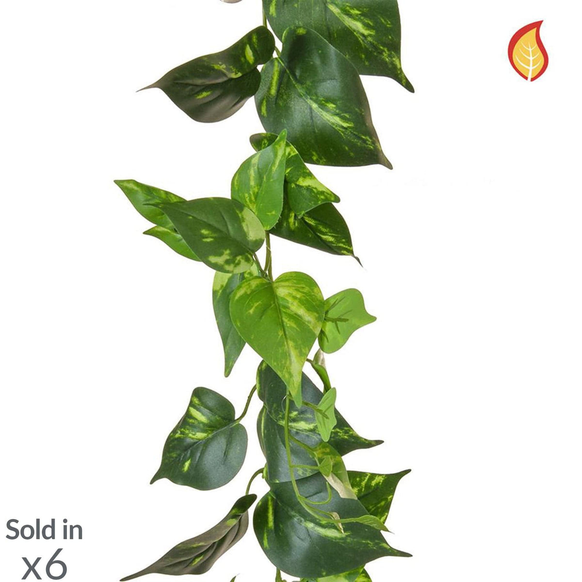 I & T Pothos Garland 220cm FR-S2.
