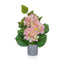 PP Hydrangea Pink in Grey Pot 45cm.