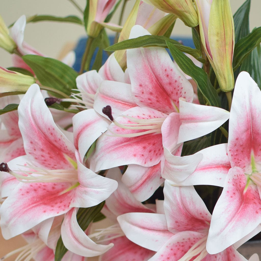 SF Lily Spray Pink XH 100cm.