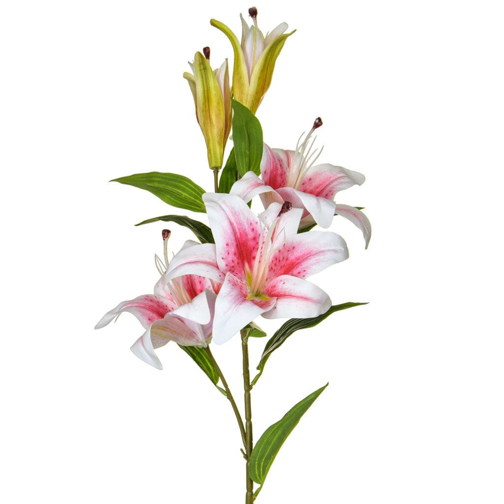 SF Lily Spray Pink XH 100cm.