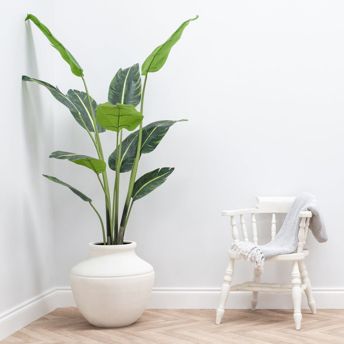 V-Pot Cotswold Pot Moss White 53x53x51cm.