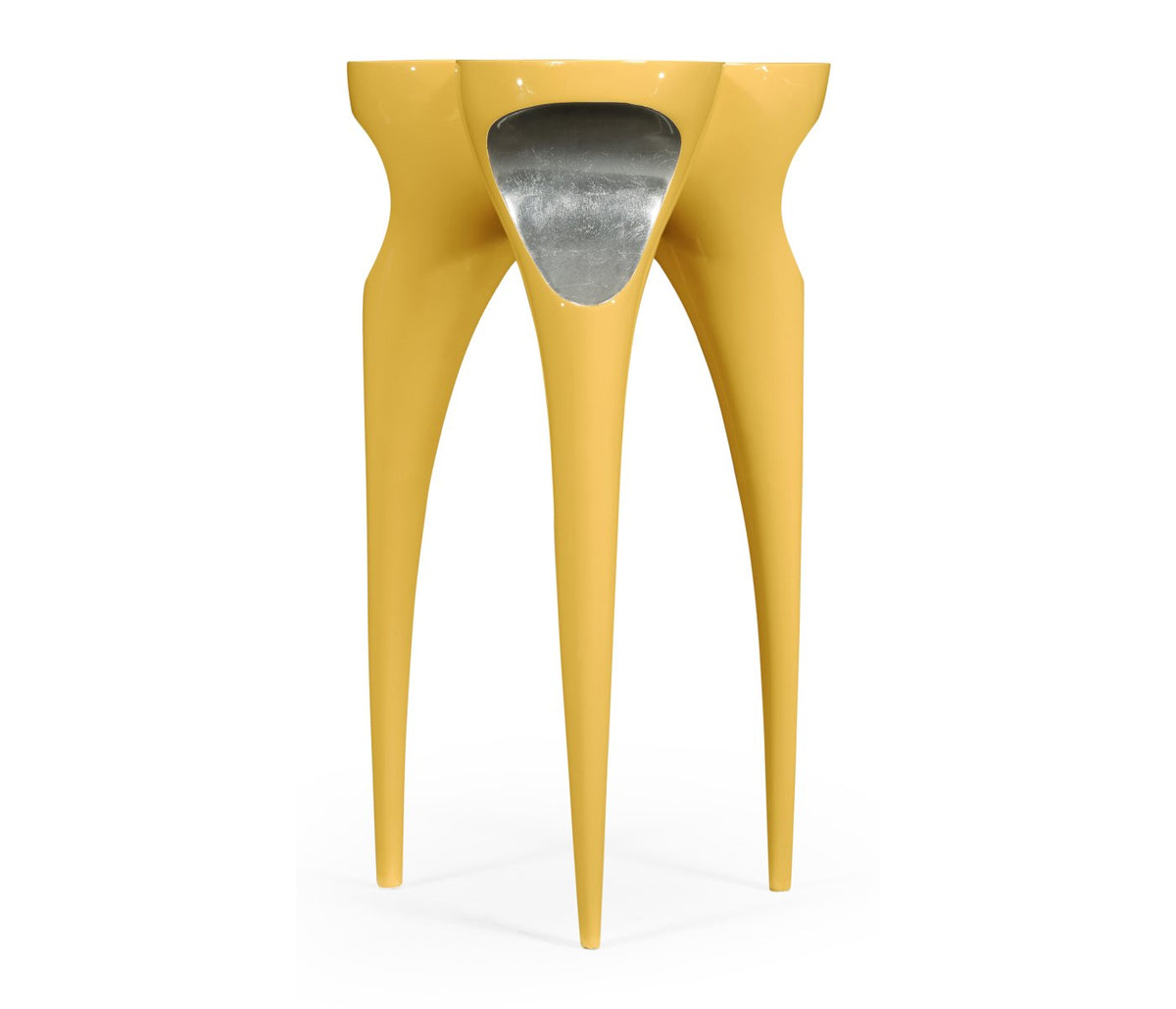 Accent Table Trefoil Cut Out - Peking Yellow