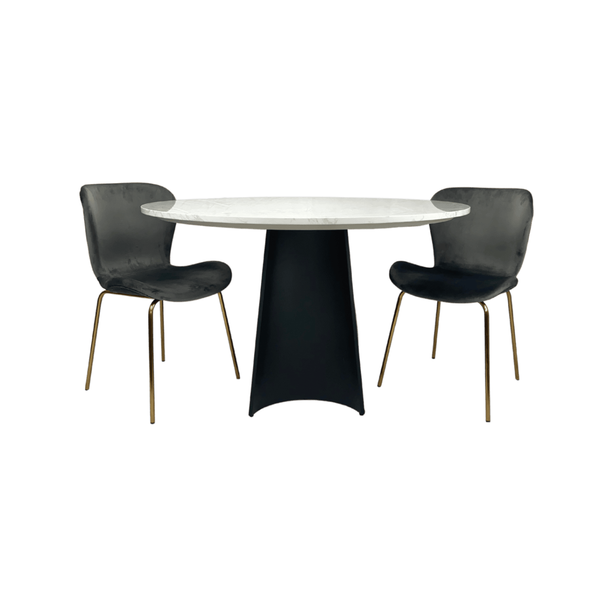 Twenty10 Designs Dining Circular / 1200 x 1200 x 760 mm Rosemary Dining Table House of Isabella UK