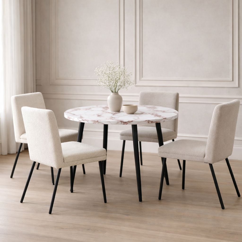 Twenty10 Designs Dining Horizon Round Dining Table House of Isabella UK