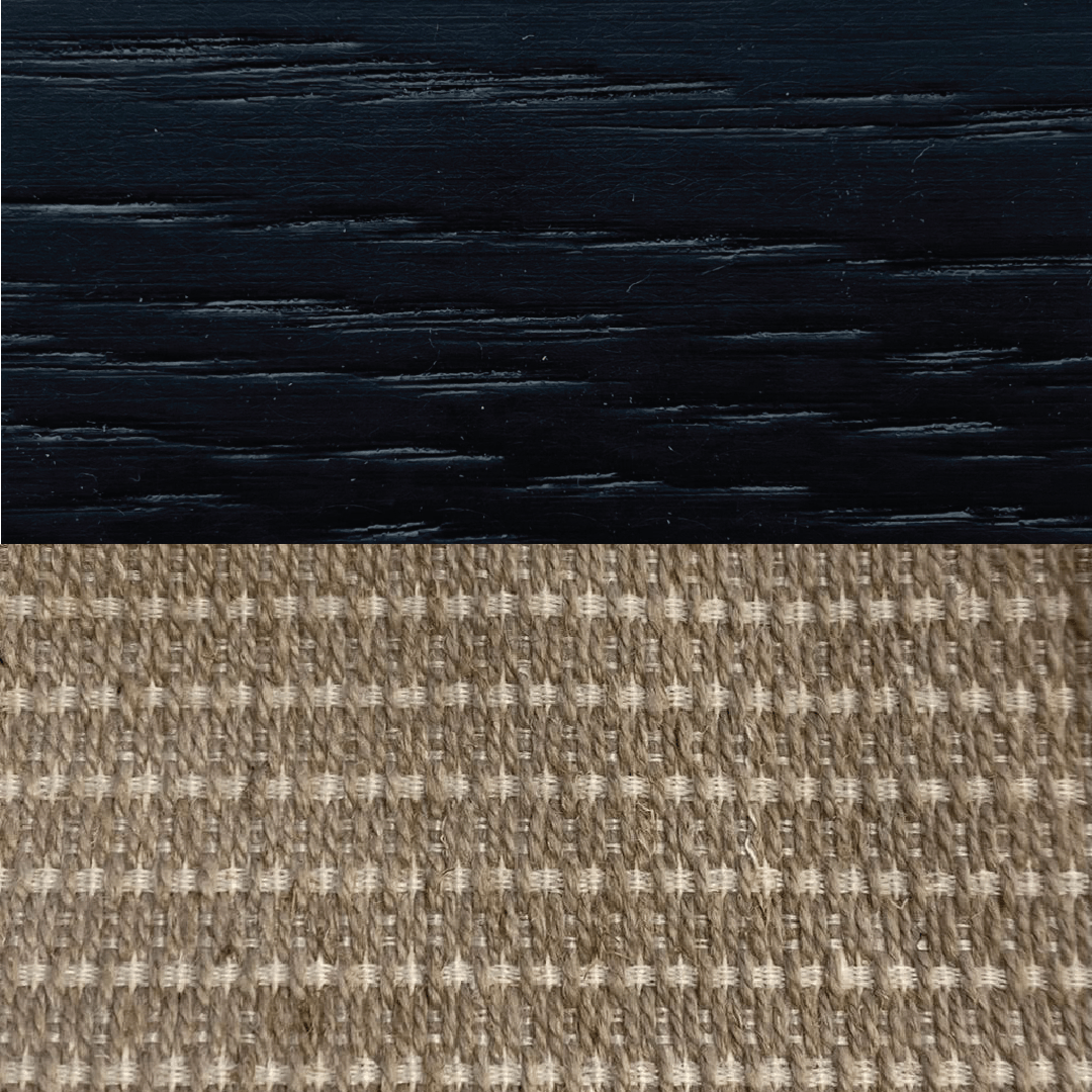 Lotus Dining Chair - Wenge / Beige.