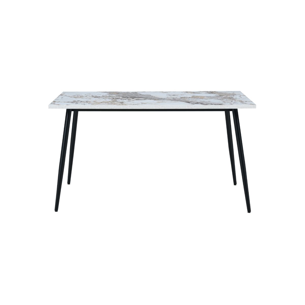 Twenty10 Designs Dining Pandora Marble Effect / 1400 x 800 x 750 mm Horizon Medium Rectangular Dining Table House of Isabella UK