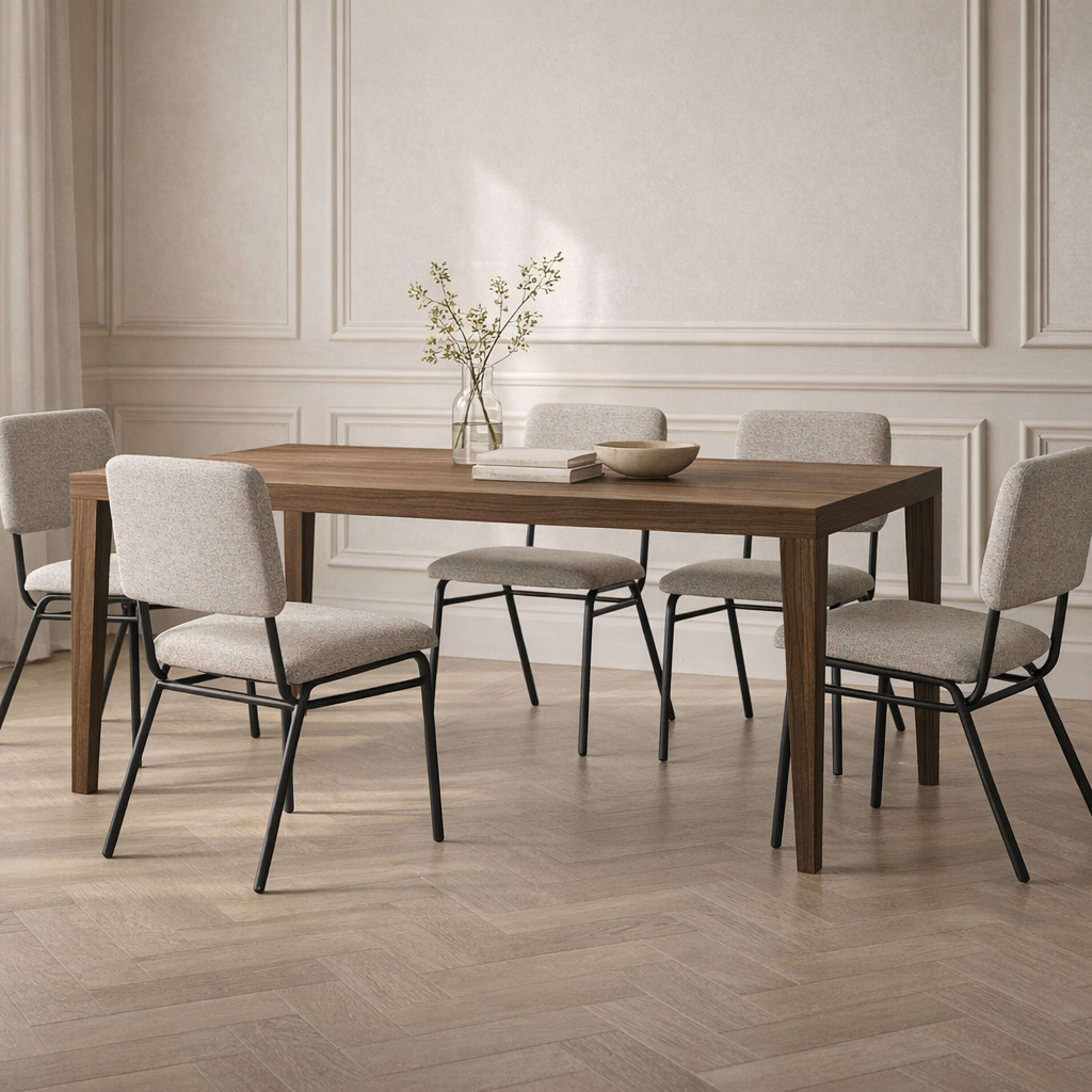 Twenty10 Designs Dining Peony Small Dining Table - Walnut House of Isabella UK