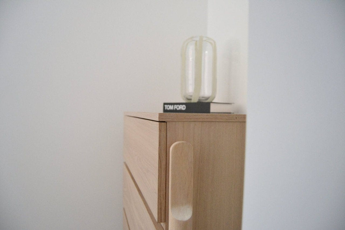 Twenty10 Designs Furniture Whisper 3 Drawer Chest in Washed Oak / 850 x 450 x 800 mm Whisper Chest House of Isabella UK