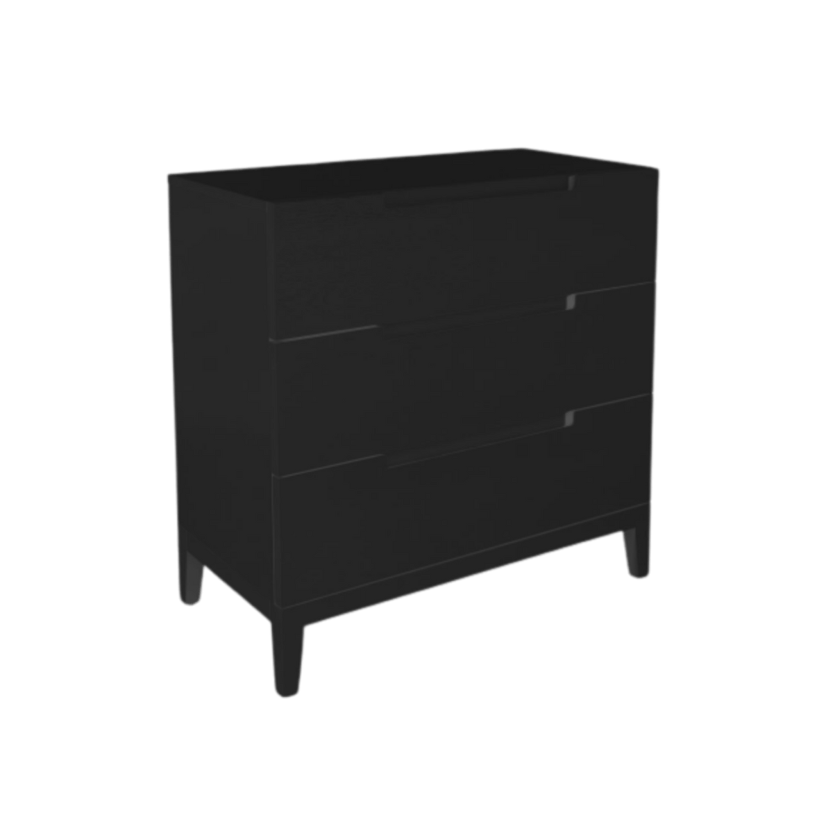 Twenty10 Designs Furniture White / 800 x 416 x 800 mm Orchid 3 Drawer Chest House of Isabella UK