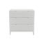 Twenty10 Designs Furniture White / 800 x 416 x 800 mm Orchid 3 Drawer Chest House of Isabella UK