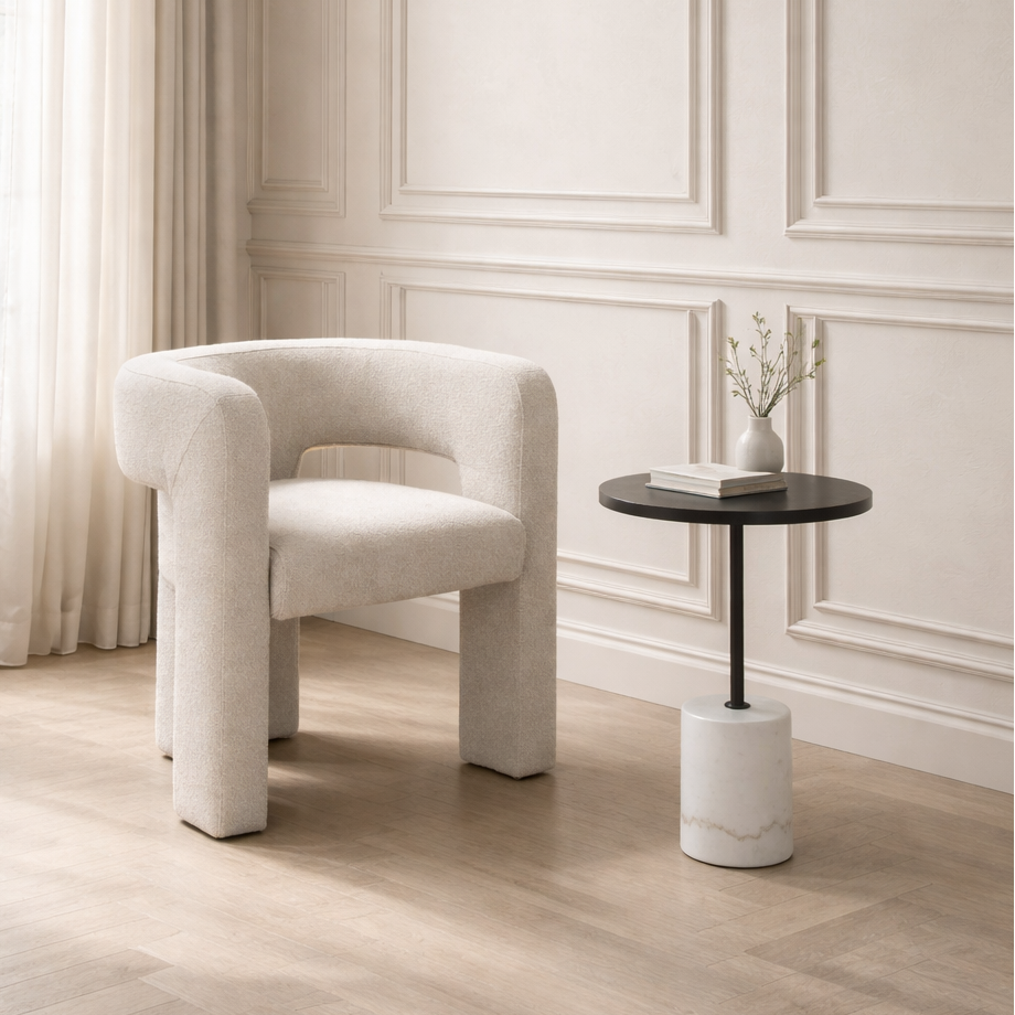 Twenty10 Designs Lighting Basil Lamp Table / 400 x 400 x 540 mm Basil Lamp Table House of Isabella UK